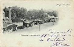 Pougues Water - Entrance of the Establishment - CPA