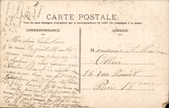 Trawl-net on the Saone - I Send these Flowers to You - Souvenir - CPA