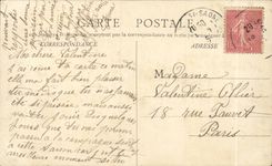 Trawl-net on the Saone - College of Young girls - CPA