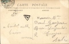 Trawl-net on the Saone - Port co Marie - St Laurent Bridge - CPA