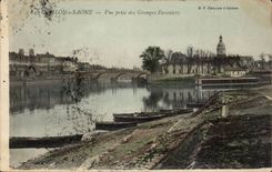 Trawl-net on the Saone - Seen from of the Barns Foresters - CPA
