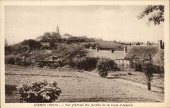 Lormes - Ansicht der Garten der Strasse von Avallon - - CPA