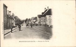 Pougues Water - Road of Paris - CPA