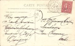 Pougues Water - Seen from of the Mount Frosts - CPA