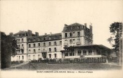 CPA Str ehrt Morvan Palast les Bains