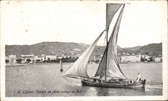 Cannes - Small fishing boat - Port - CPA