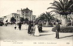 Cannes - Municipal Casino - child - CPA