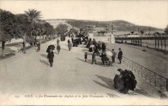 Nettes - der Weg Englisch und der Pier gehen - CPA