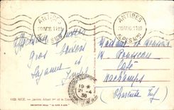 Nettes - Gardens Albert I und das Kasino - CPA