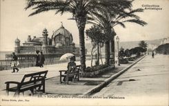 Nettes - Pier-Weg kommt die Palmen - CPA