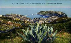 La Turbie - View of the Principality of Monaco - CPA