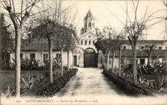 Insel-Str Honorat - Eingang des Klosters - CPA