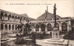 Insel-Str Honorat - Abtei von Lerins - der Kirchhof - CPA