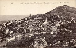 La Turbie - View taken Mount Battles - CPA