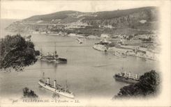Villefranche on Sea - the Squadron - boat - boat - CPA