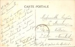 Moutiers - Felsen und Strand - CPA