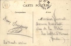 Baule - the Construction of a Castle Fort - the Beach - Children - CPA