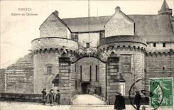 Nantes - Entrance of the Castle - CPA