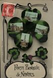 Nantes - Gate Happiness of Nantes - clover - furnace leaf clover - CPA