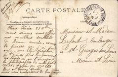 Nantes - Gate Happiness of Nantes - clover - furnace leaf clover - CPA