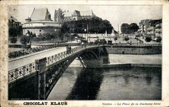 Nantes - Klaus Chocolate - the Place of the Duchess Anne - CPA