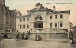 Nantes - New Market of Feltre - CPA