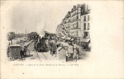 Nantes CPA Quay of the Pit Station of the purse (train) TOP