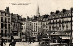 Nantes CPA Place trade taken of the crossing level