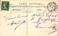 Nantes CPA the town hall and the street Thiers At the bottom the cathedral