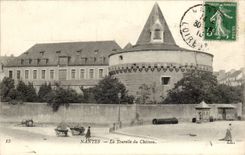 Nantes CPA the turret of the castle