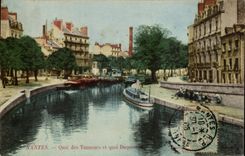 Nantes CPA Quay of the Tanners and quay Duquesne (lavender fields)