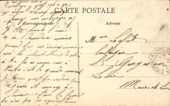 Nantes CPA the port with the moonlight