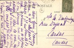 Saint Nazaire CPA the dimension of the rock of the lion to the point of Eve