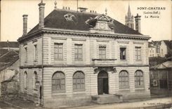 Pont Château cPA the town hall