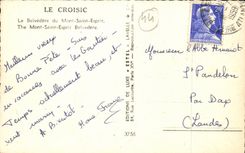 Croisic MODERN CARD the View-point of Mont Saint the Spirit