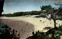 Saint Brevin Kiefern MODERNER KARTE Strand mit dem Durchschlag (Volleyballkugel-Salvekugel)