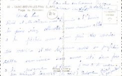 Saint Brevin Kiefern MODERNER KARTE Strand mit dem Durchschlag (Volleyballkugel-Salvekugel)