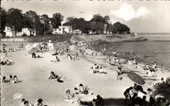 Saint Nazaire CPA the beach of Martin Cities