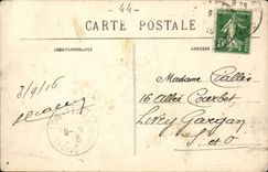 Saint Nazaire CPA Train station