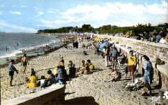 MODERNE KARTE Str-Brevin der Strand