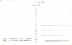 Saint Brevin MODERNE KARTE der Strand vor der Herzogin Anne (Volleyballkugel-Salvekugel)