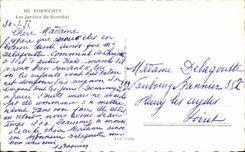 Pornichet MODERN CARD gardens of the embankment