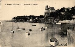 Pornic CPA the port close to the castle