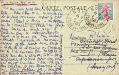 Thouare CPA der Ort und die Strasse der Brucke