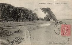 Steigungen der Malvenfarben CPA auf dem Loire (Zug)