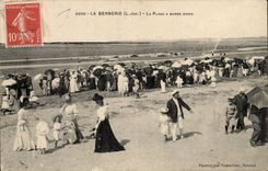 Bernerie CPA the beach has low tide