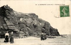 Bernerie CPA Klippen und Strand