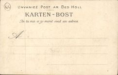 CPA Folklore-Sumpf der Stadt von Batz (Kostumkappen)