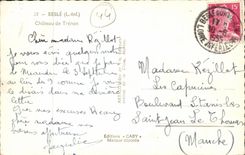 Besle MODERNES KARTE Schloss von Trenon