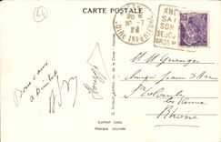 Ancenis CPA the suspended bridge At the Ancenis bottom